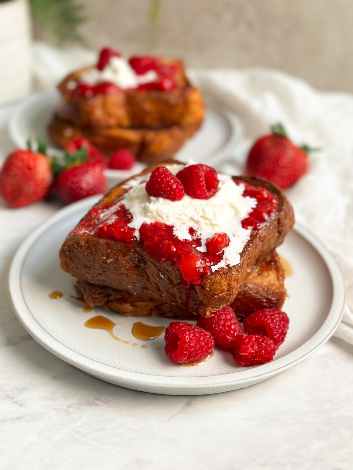 The Best Cheesecake French Toast BAKE WITH ZOHA