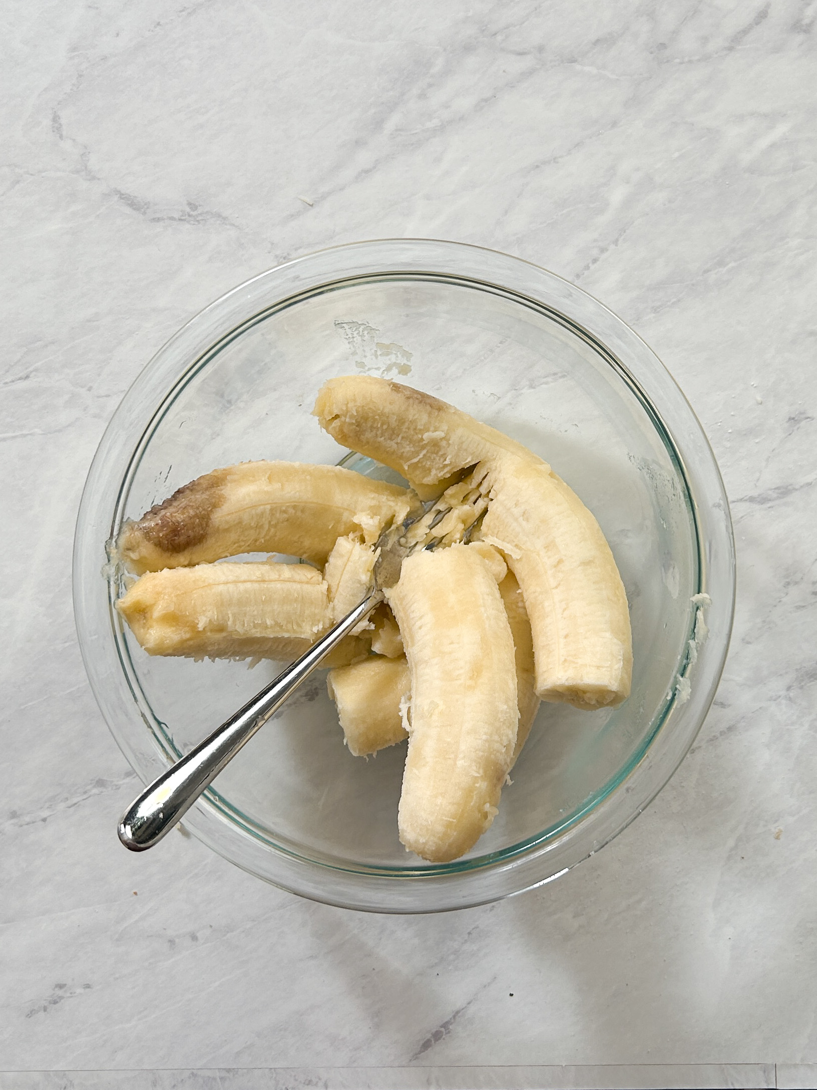 browned mushy bananas in a bowl