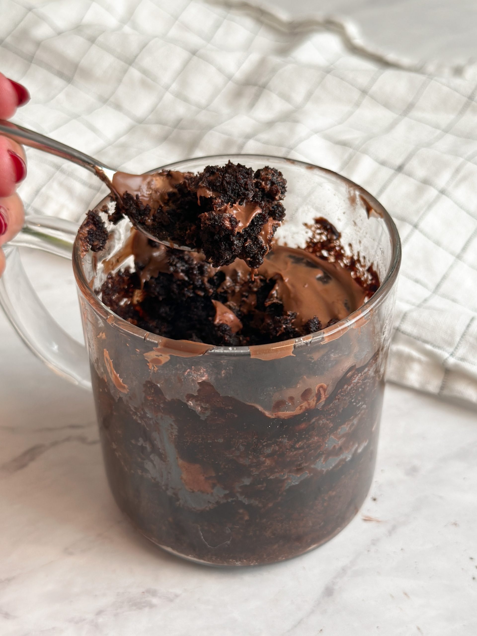 Nutella Lava Cake In A Mug Recipe by Tasty