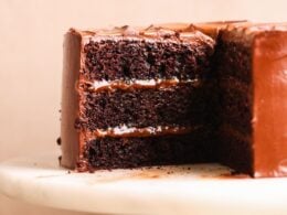 Salted Caramel Chocolate Fudge Cake - BAKE WITH ZOHA