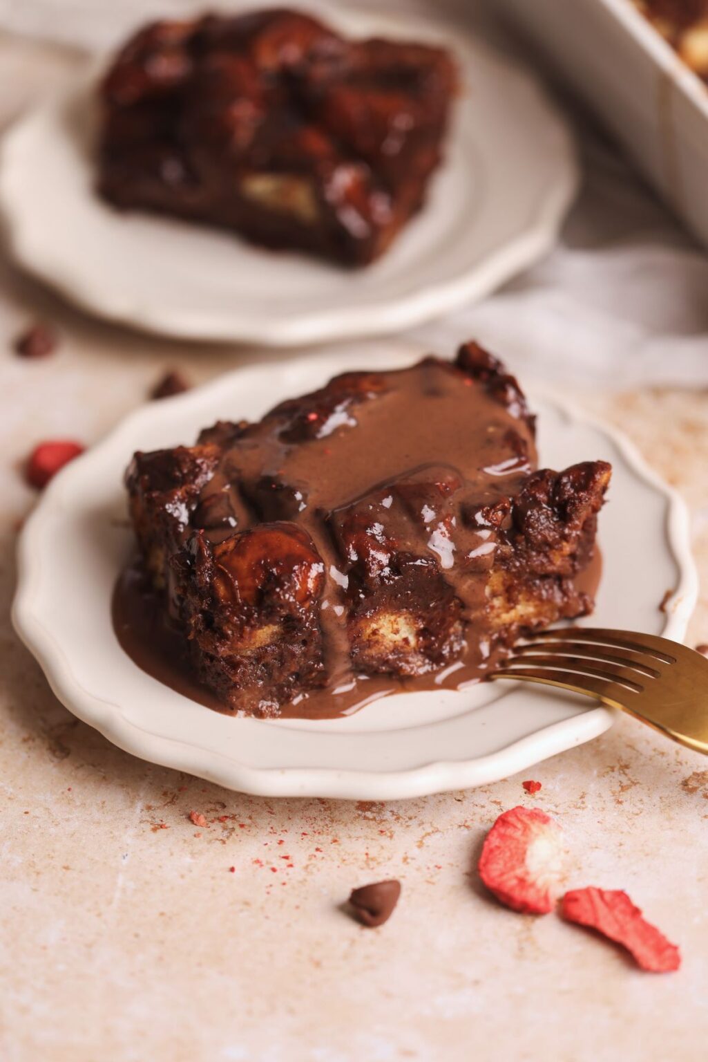 Easy Chocolate Bread Pudding BAKE WITH ZOHA